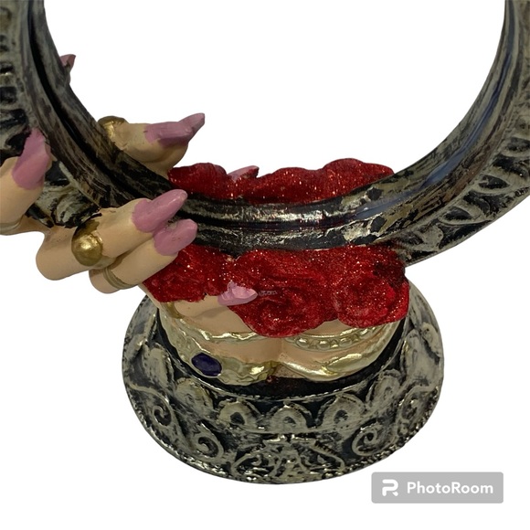 Fortune teller mirror with red roses oddity hallows Eve - Picture 8 of 12